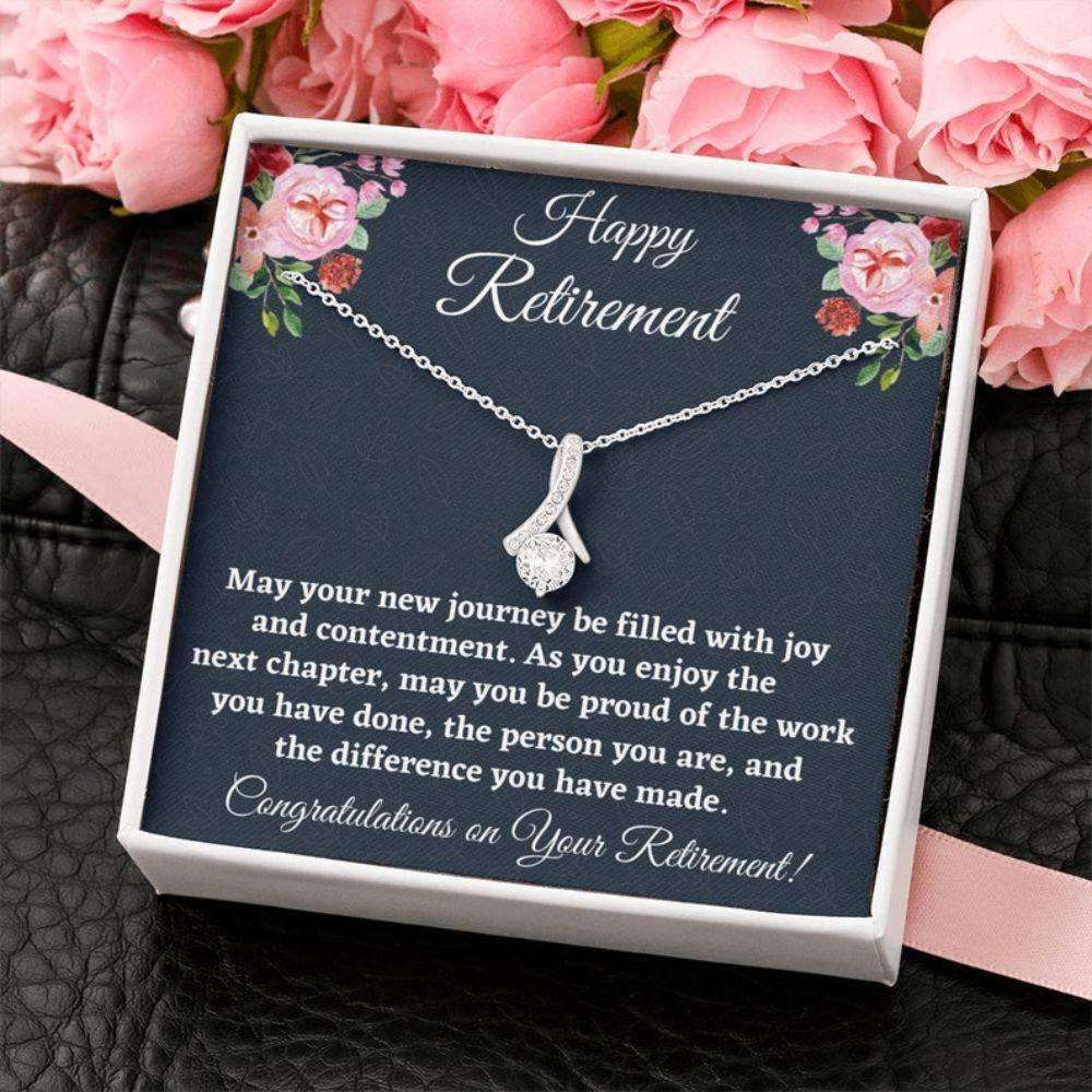 Mom Necklace, Retirement Gifts For Women Necklace, Coworker Retirement Gift, Teacher Retirement Gift Gifts for Mother (Mom) Rakva