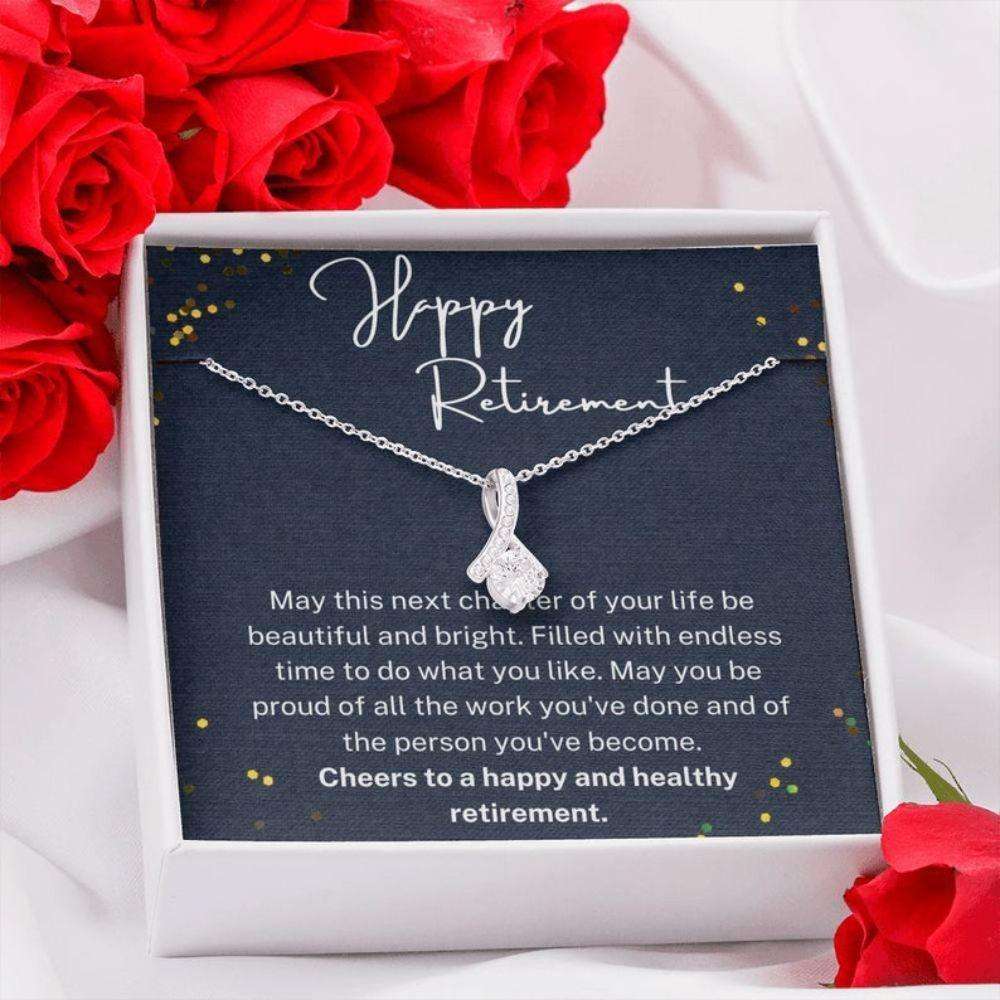 Mom Necklace, Retirement Gifts For Women, Retirement Necklace For Colleagues, Leave Job, Gift From Coworkers Gifts For Friend Rakva