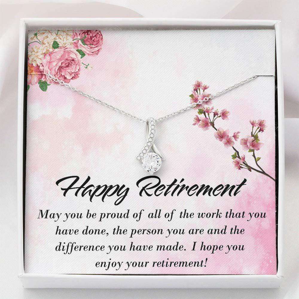 Mom Necklace, Retirement Necklace “ Retirement Gift For Women Necklace With Gift Box For Birthday Christmas Gifts for Mother (Mom) Rakva