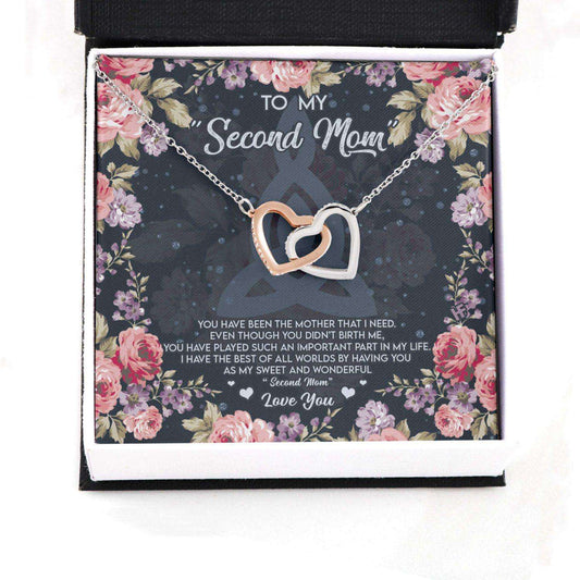 Mom Necklace, Second Mom Necklace: Gift For Mother’S Day My Sweet And Wonderful Second Mom Hearts Necklace Gifts for Mother (Mom) Rakva