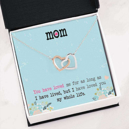 Mom Necklace, Sentimental Mom Gift “ Necklace For Mom “ Bling Heart Necklace “ Love For Mama “ Christmas Gift Gifts for Mother (Mom) Rakva