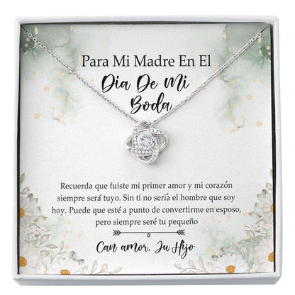 Mom Necklace Spanish, Collar Madre Del Novio Groom’S Mom Gift Latina Mother Of Groom Necklace Wedding Parent Gift Custom Necklace Gifts for Mother (Mom) Rakva