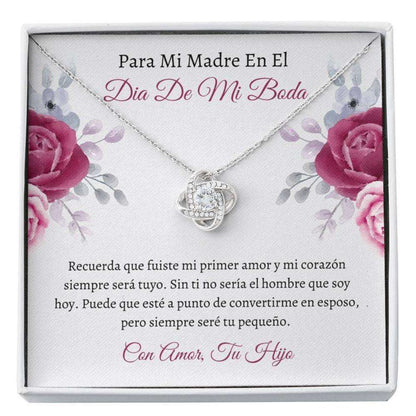 Mom Necklace Spanish, Collar Madre Del Novio “ Groom’S Mom Gift “ Latina Mother Of Groom Necklace “ Wedding Parent Gift Gifts for Mother (Mom) Rakva