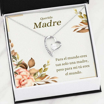 Mom Necklace Spanish “ Joyas Ͽ½Nicas Madre “ New Madre Gift “ Latina Mom Quotes Necklace Gifts for Mother (Mom) Rakva