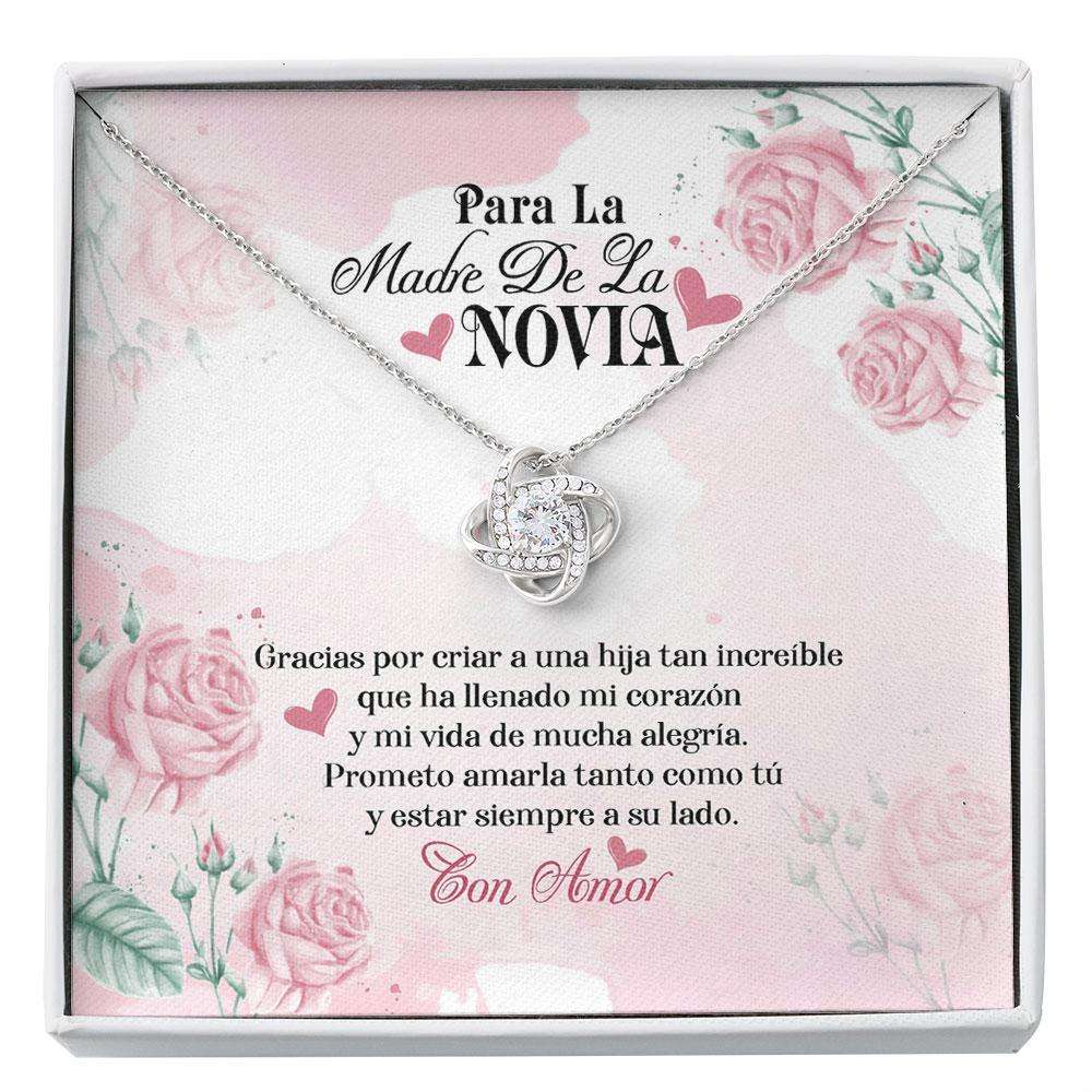 Mom Necklace, Spanish Mom Bride & Groom Gift Latina Mom Wedding Necklace Suegra Boda Gift Joyas Novia Madre Collar Boda Madre Custom Necklace Gifts for Mother (Mom) Rakva