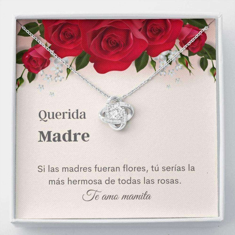 Mom Necklace, Spanish Mom Gift “ Mejor Madre Amor “ Latina Mother Card “ Madre Necklace Gift “ Collar Navidad Gifts for Mother (Mom) Rakva