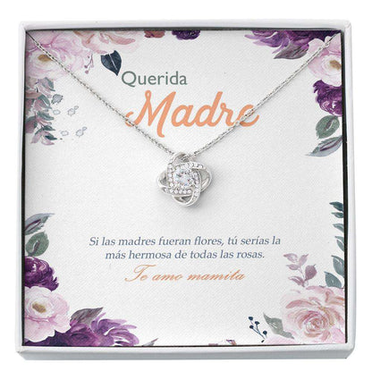 Mom Necklace, Spanish Mom Gift Mejor Madre Amor Latina Mother Card Madre Necklace Gift Spanish Christmas Gift Collar Navidad Custom Necklace Gifts for Mother (Mom) Rakva