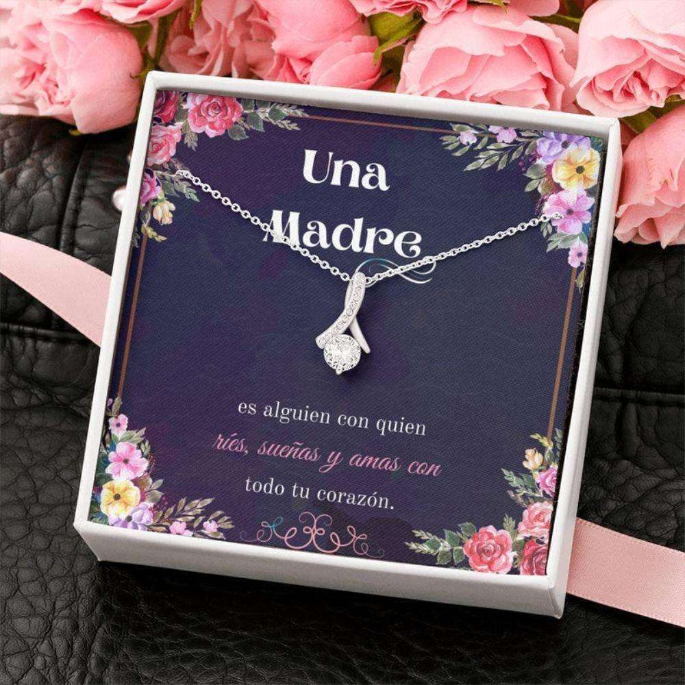 Mom Necklace, Spanish Mom Gift Necklace “ Joyas Collar Para Madre “ Spanish Sayings “ Dia De La Madre Regalo Gifts for Mother (Mom) Rakva