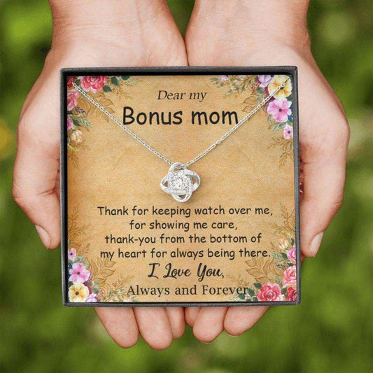 Mom Necklace, Stepmom Necklace, Bonus Mom Gift Necklace, Mother’S Day Gift For Other Mom, Step Mom, Mother-In-Law Gifts for Mother (Mom) Rakva