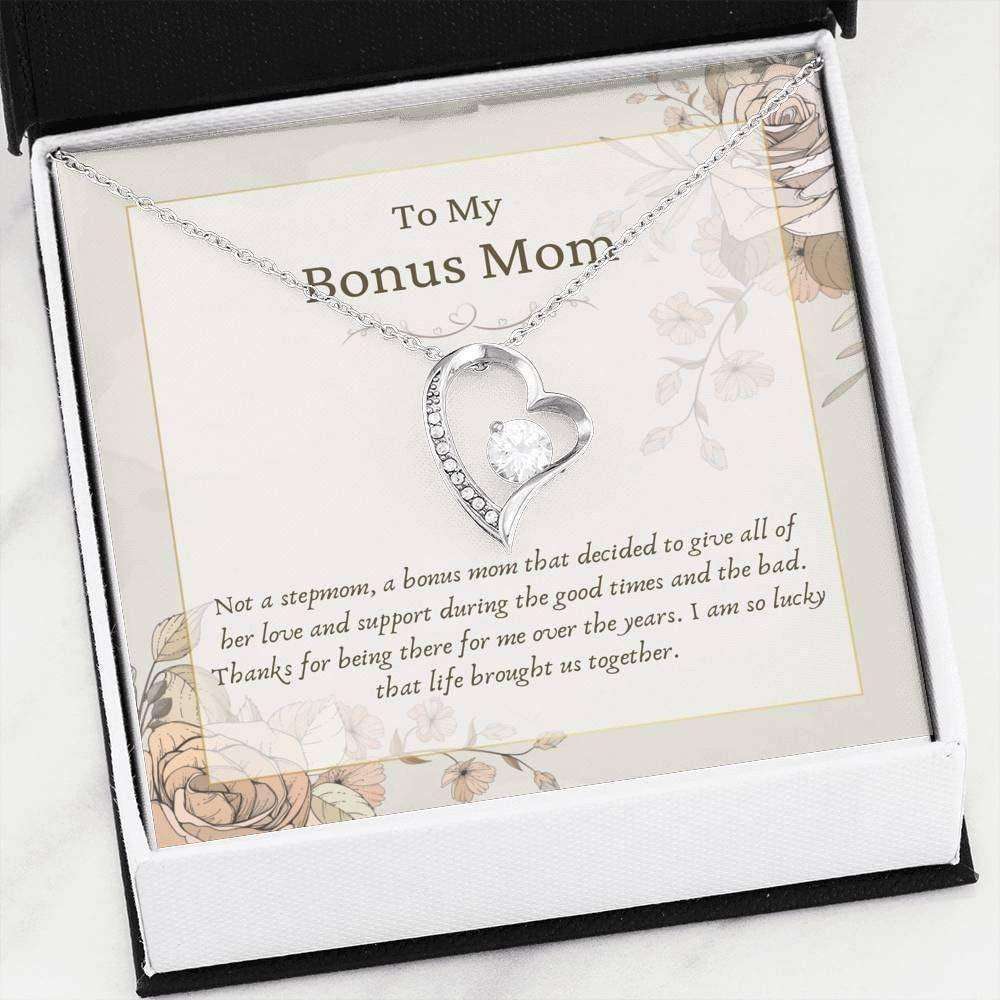 Mom Necklace, Stepmom Necklace, Bonus Mom Necklace Best Stepmom Bonus Mom Necklace Bonus Mom Gifts for Mother (Mom) Rakva