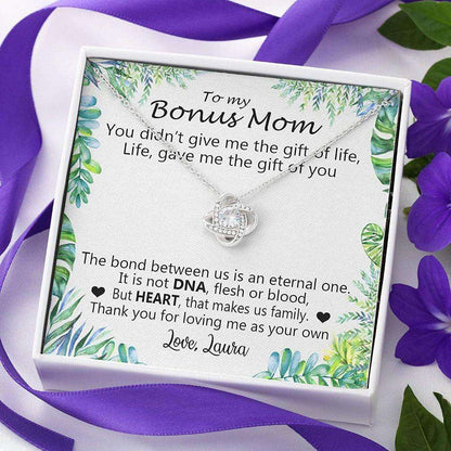 Mom Necklace, Stepmom Necklace, Bonus Mom Necklace For Women Girl “ Stepmother Mother In Law Thank You Gifts for Mother (Mom) Rakva