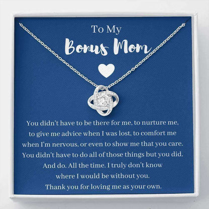 Mom Necklace, Stepmom Necklace, Bonus Mom Necklace, Gift For Step Mom, Stepmother , Second Mom, Adoptive Mom Gifts for Mother (Mom) Rakva