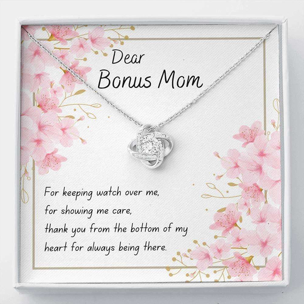 Mom Necklace, Stepmom Necklace, Bonus Mom Necklace Gift, Gift For Step Mom, Stepmother, Second Mom, Adoptive Mom Gifts for Mother (Mom) Rakva