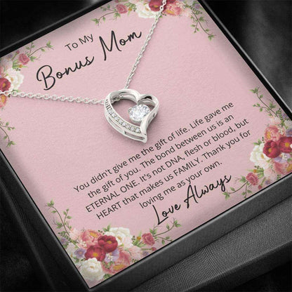 Mom Necklace, Stepmom Necklace, Bonus Mom Necklace Gift, Gift For Step Mom, Stepmother, Second Mom, Adoptive Mom Gifts for Mother (Mom) Rakva