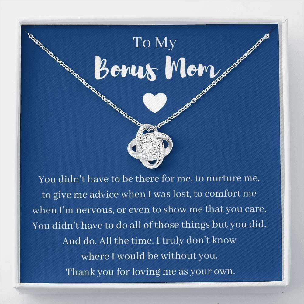 Mom Necklace, Stepmom Necklace, Bonus Mom Necklace Gift, Gift For Step Mom, Stepmother, Second Mom, Adoptive Mom Gifts for Mother (Mom) Rakva