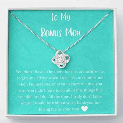 Mom Necklace, Stepmom Necklace, Bonus Mom Necklace Gift, Gift For Step Mom, Stepmother, Second Mom, Adoptive Mom Gifts for Mother (Mom) Rakva