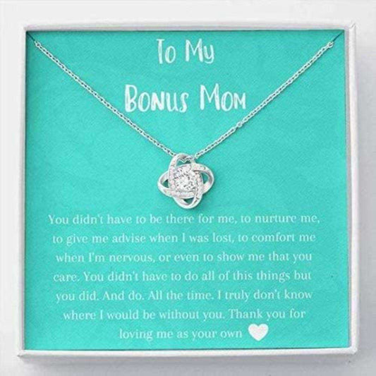 Mom Necklace, Stepmom Necklace, Bonus Mom Necklace Gift, Gift For Step Mom, Stepmother, Second Mom, Adoptive Mom Gifts for Mother (Mom) Rakva