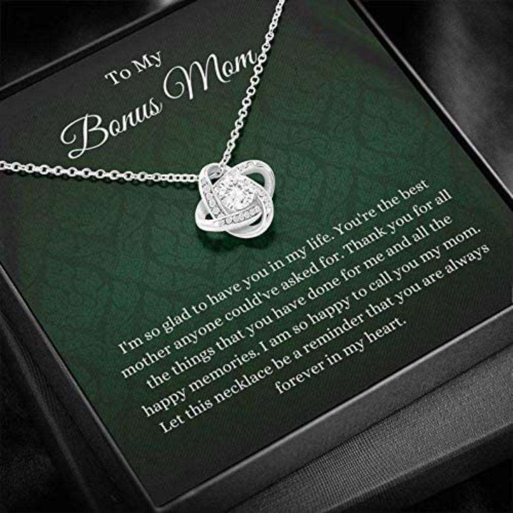 Mom Necklace, Stepmom Necklace, Bonus Mom Necklace Gift, Stepmom Mother In Law Wedding Gift From Bride Gifts for Mother (Mom) Rakva