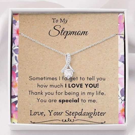 Mom Necklace, Stepmom Necklace, Bonus Mom Necklace Gift, Stepmom Mother In Law Wedding Gift From Bride Gifts for Mother (Mom) Rakva