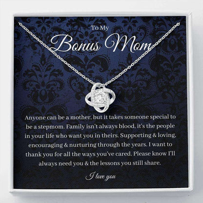 Mom Necklace, Stepmom Necklace, Bonus Mom Necklace Gift, Stepmom Mother In Law Wedding Gift From Bride Gifts for Mother (Mom) Rakva