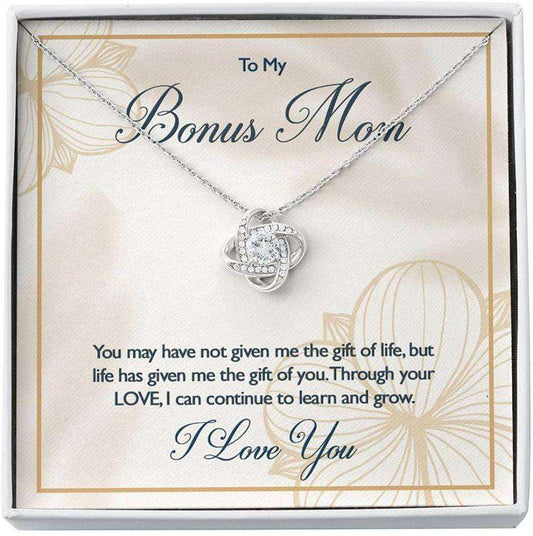 Mom Necklace, Stepmom Necklace, Gift For Stepmom Necklace, Bonus Mom Necklace Gift, Mother In Law Gift From Bride Gifts for Mother (Mom) Rakva