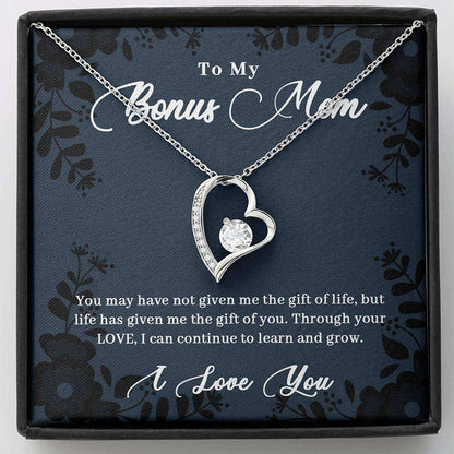 Mom Necklace, Stepmom Necklace, Gift For Stepmom Necklace, Bonus Mom Necklace Gift, Mother In Law Gift From Bride Gifts for Mother (Mom) Rakva