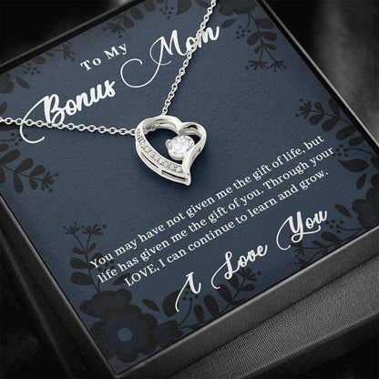 Mom Necklace, Stepmom Necklace, Gift For Stepmom Necklace, Bonus Mom Necklace Gift, Mother In Law Gift From Bride Gifts for Mother (Mom) Rakva