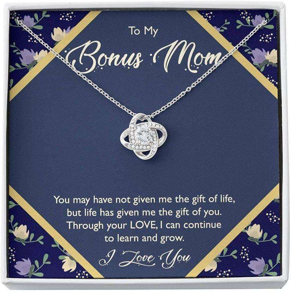 Mom Necklace, Stepmom Necklace, Gift For Stepmom Necklace, Bonus Mom Necklace Gift, Mother In Law Gift From Bride Gifts for Mother (Mom) Rakva