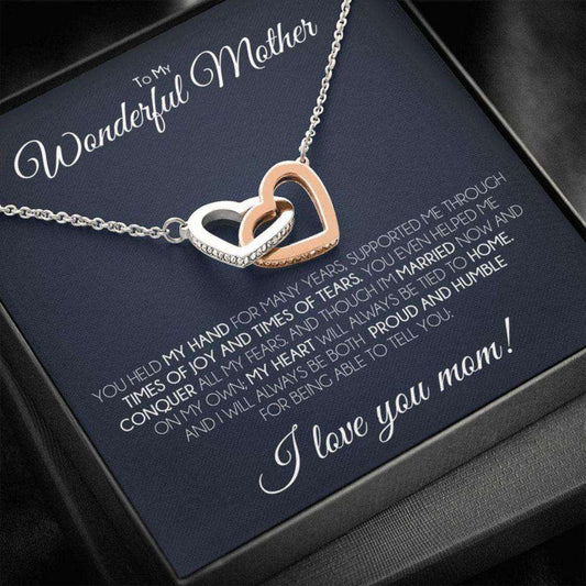 Mom Necklace, Stepmom Necklace, Mother Necklace Birthday Gift For Mom From Daughter, Present For Mother, To My Mother Gifts For Daughter Rakva