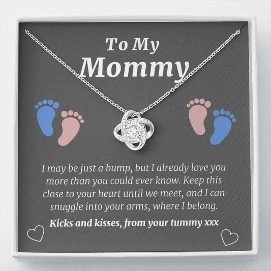 Mom Necklace, Stepmom Necklace, New Mommy Necklace, Gift From Mom To Be Baby Bump, New Mom, First Time Mom Pregnancy Gifts For Mom To Be (Future Mom) Rakva