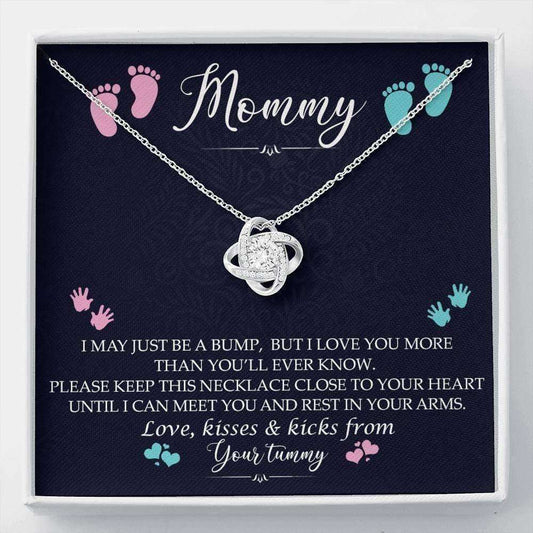 Mom Necklace, Stepmom Necklace, New Mommy Necklace, Gift From Mom To Be Baby Bump, New Mom, First Time Mom Pregnancy Gifts For Mom To Be (Future Mom) Rakva