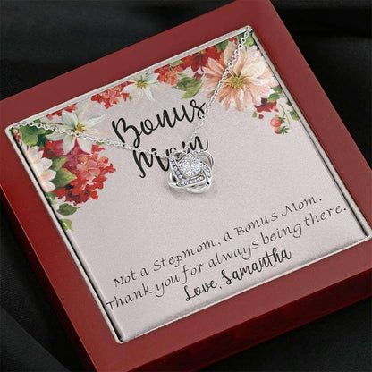 Mom Necklace, Stepmom Necklace, Personalized Bonus Mom Gift Necklace, Gift For Second Mom, Other Mom, Stepmom, Bonus Mom, Custom Name Gifts for Mother (Mom) Rakva