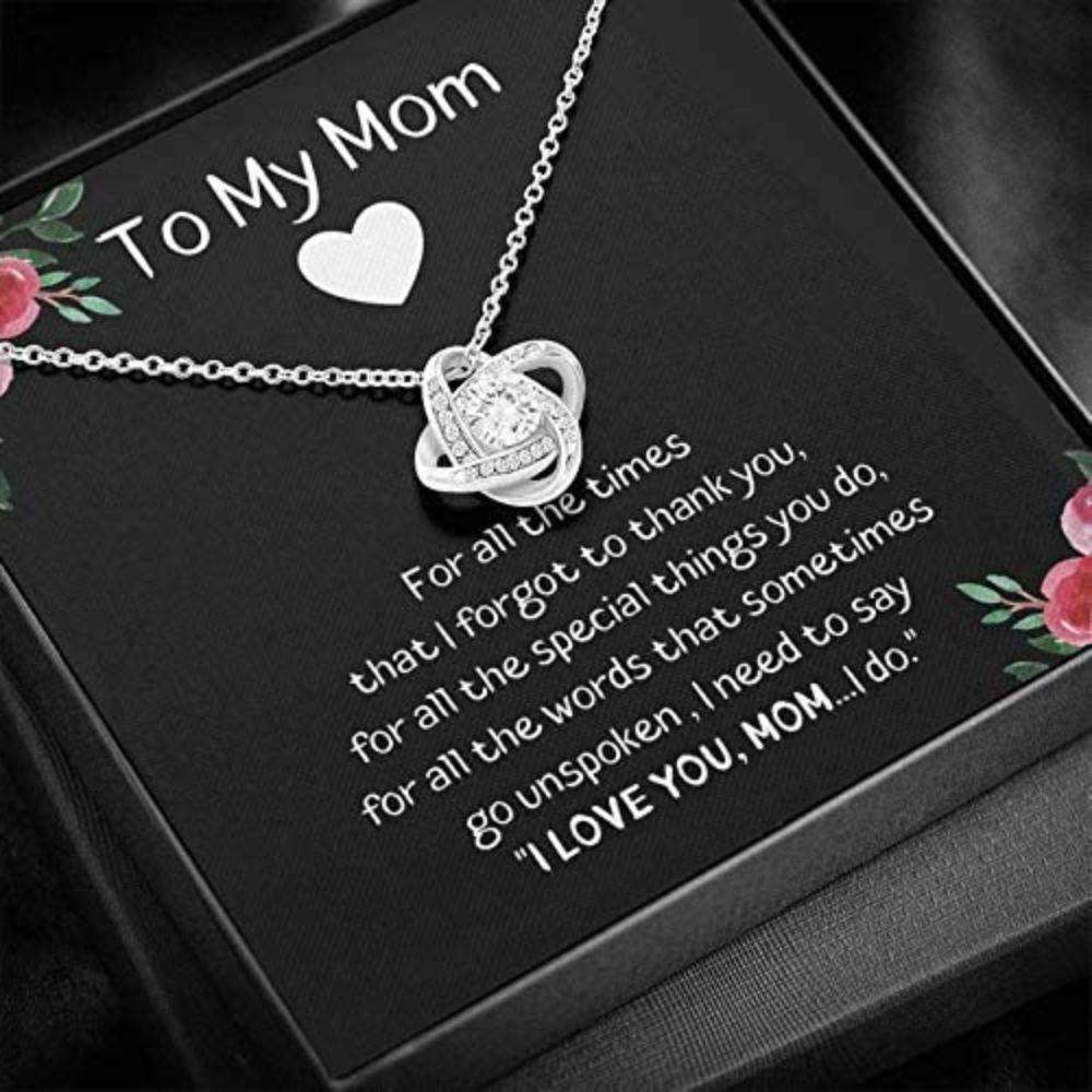 Mom Necklace, Stepmom Necklace, To My Mom Necklace Gift “ Mother Daughter Necklace Gifts For Daughter Rakva