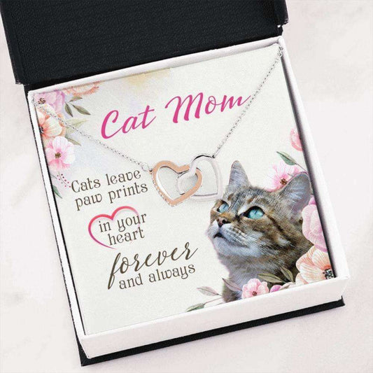 Mom Necklace, Sweet Cat Mama Gift “ Necklace For Cat Mom “ Cat Owner Birthday “ Animal Parents “ Cat Rescue Mom Gifts for Mother (Mom) Rakva