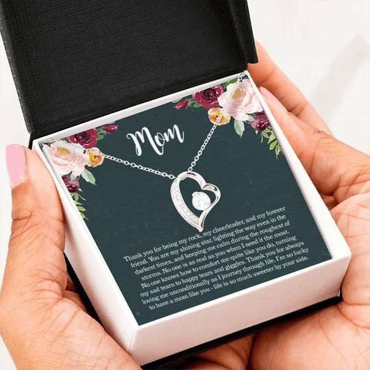 Mom Necklace, Thank For Everything Forever Love Necklace Gift For Mom Gifts for Mother (Mom) Rakva