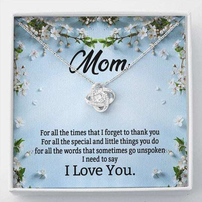 Mom Necklace, Thank You For All The Special Things You Do For Me Gift For Mom Necklace Gifts for Mother (Mom) Rakva