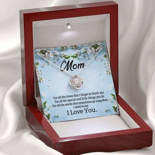 Mom Necklace, Thank You For All The Special Things You Do For Me Gift For Mom Necklace Gifts for Mother (Mom) Rakva