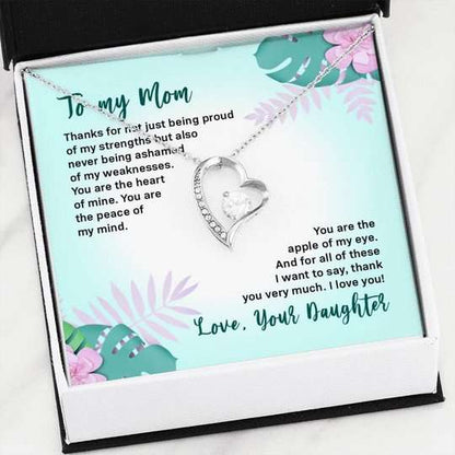 Mom Necklace, Thank You So Much Forever Love Necklace Gift For Mom Gifts for Mother (Mom) Rakva