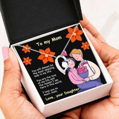 Mom Necklace, The Love Of My Life Forever Love Necklace Gift For Mom Gifts for Mother (Mom) Rakva