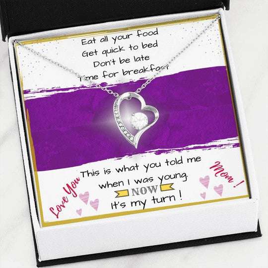 Mom Necklace, The Sweet Mom Love You Forever Love Necklace Gift For Mom Gifts for Mother (Mom) Rakva