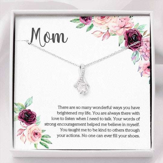 Mom Necklace, There Are Many Wonderful Ways Gift For Mom Alluring Beauty Necklace Gifts for Mother (Mom) Rakva