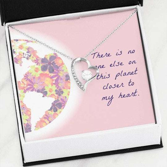 Mom Necklace, This Planet Closer To My Heart Forever Love Necklace For Mom Gifts for Mother (Mom) Rakva