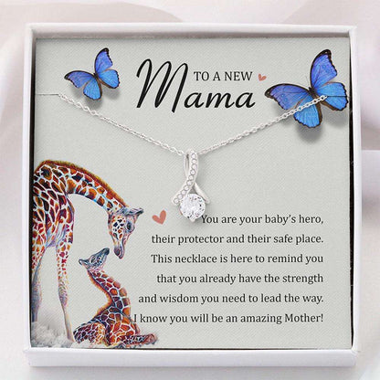 Mom Necklace, To A New Mama Necklace “ Gift For New Mom First Time Mom Necklace Gifts For Mom To Be (Future Mom) Rakva