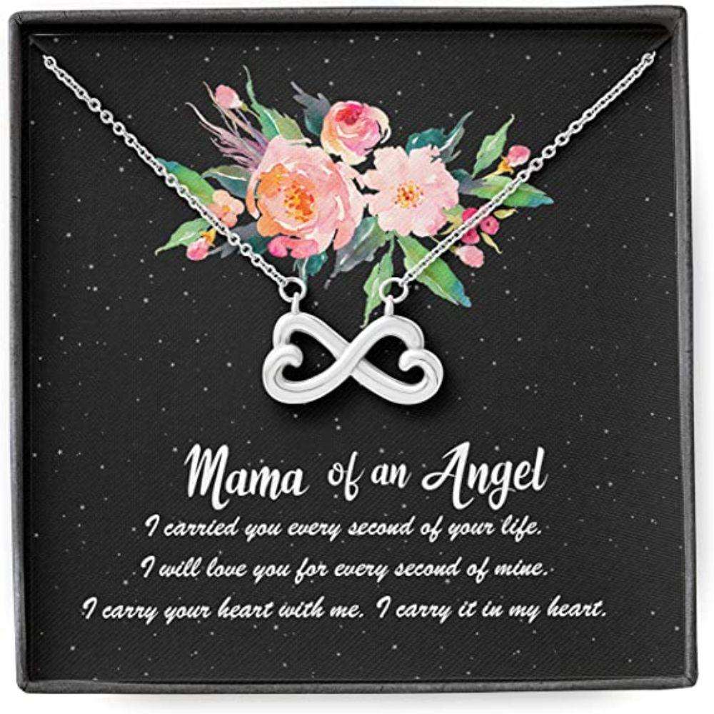 Mom Necklace, To Mama Of Angel, Mother Daughter Son Necklace, Presents For Mom Gifts Dughter's Day Rakva