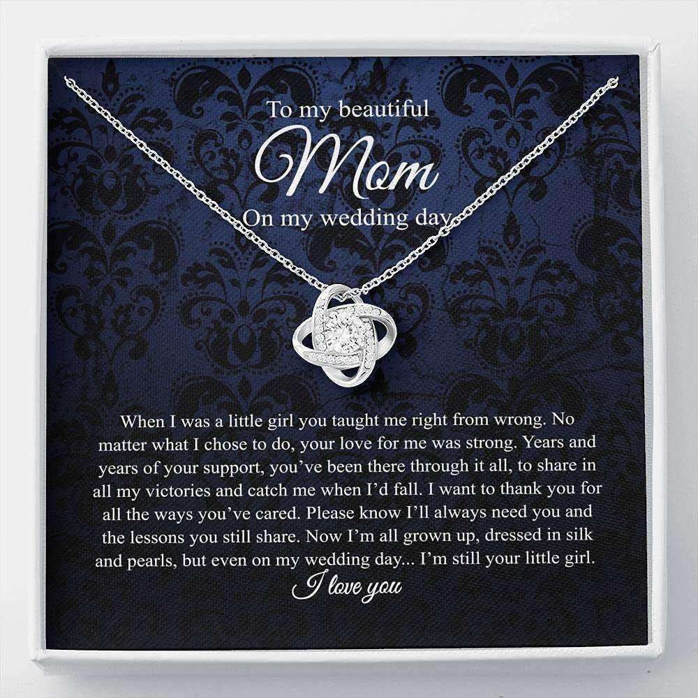 Mom Necklace, To Mom On My Wedding Day Necklace “ Mother Of The Bride Gift From Daughter Dughter's Day Rakva