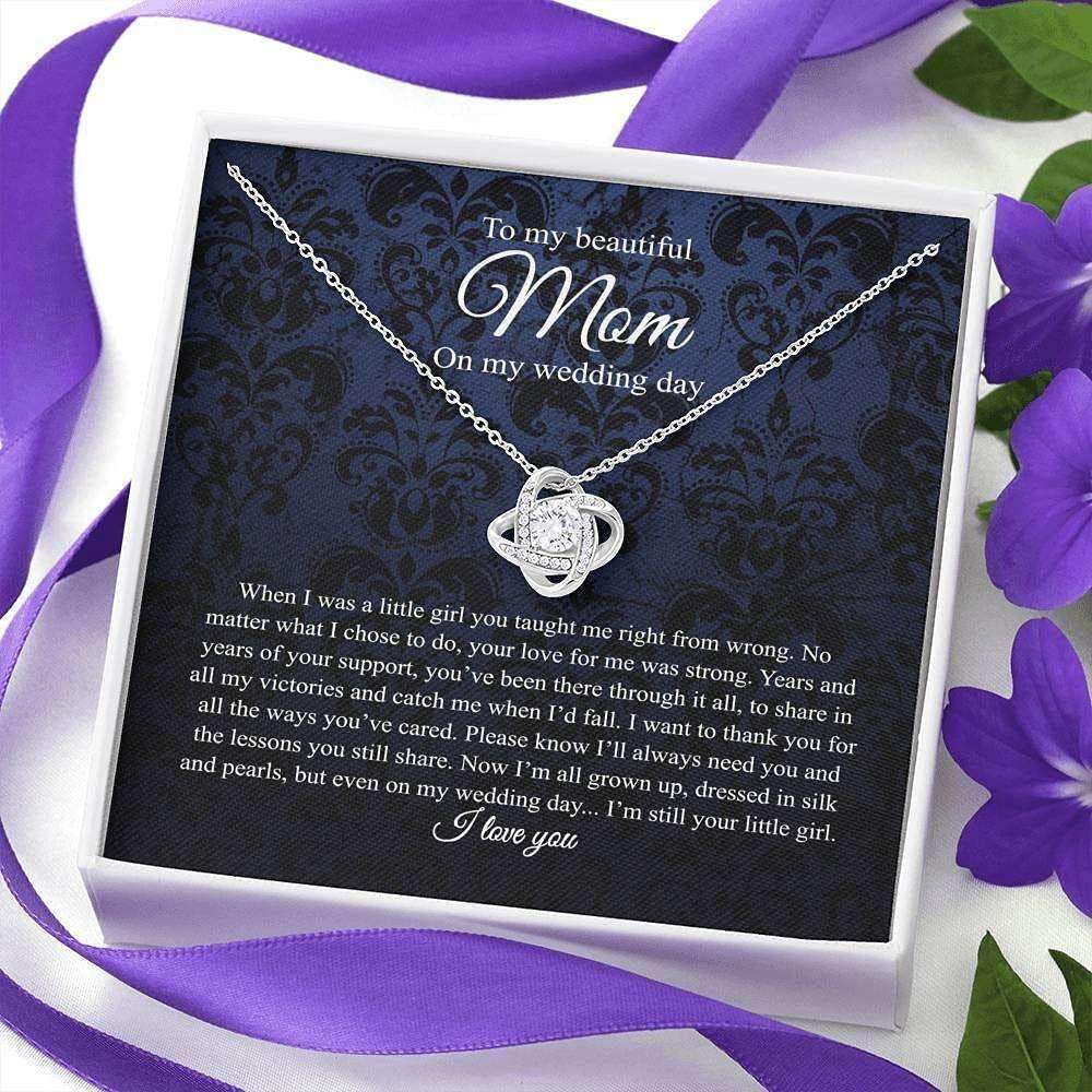 Mom Necklace, To Mom On My Wedding Day Necklace “ Mother Of The Bride Gift From Daughter Dughter's Day Rakva