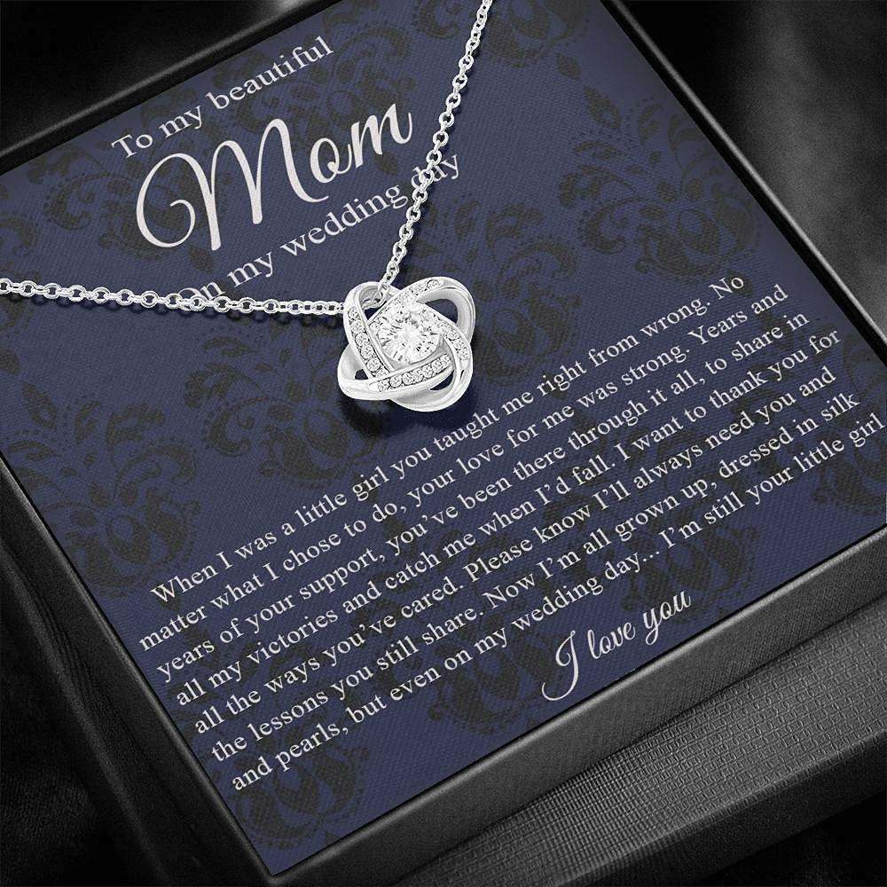 Mom Necklace, To Mom On My Wedding Day Necklace, Mother Of The Bride Gift From Daughter Gifts For Daughter Rakva