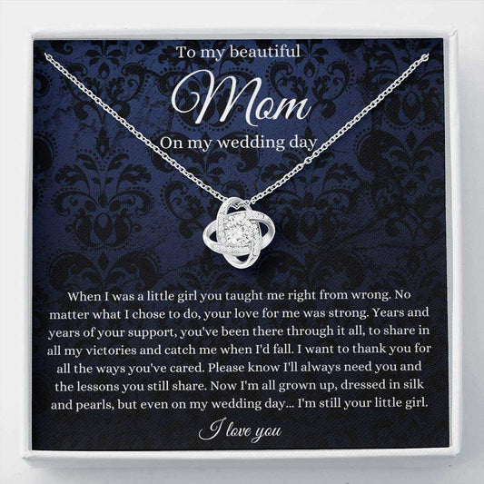 Mom Necklace, To Mom On My Wedding Day Necklace “ Mother Of The Bride Gift From Daughter Gifts For Daughter Rakva