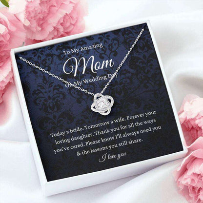 Mom Necklace, To Mother Of The Bride Gift Necklace From Daughter, Gift For Mom From Bride Wedding Gifts For Daughter Rakva