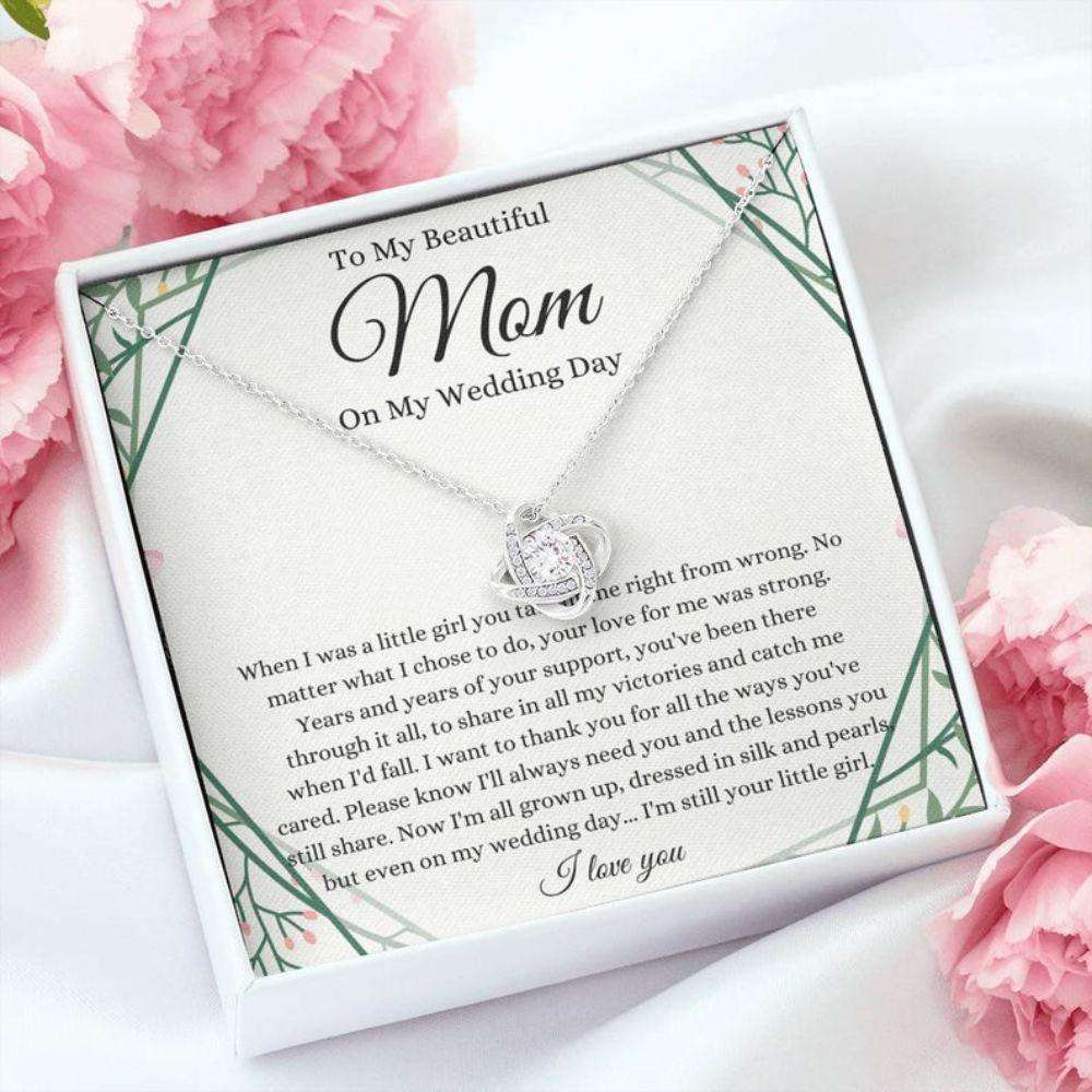 Mom Necklace, To Mother Of The Bride Gift Necklace From Daughter, Gift For Mom From Bride Wedding Gifts For Daughter Rakva